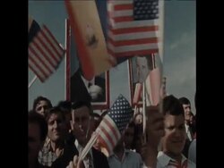 SYND 3 8 75 PRESIDENT GERALD FORD ARRIVES IN BUCHAREST News Clip