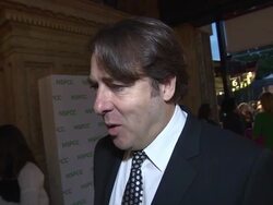 INTERVIEW - Jonathan Ross on why the public love Michael Caine at A Night Out Withâ€¦ Sir Michael Caine Stock Footage