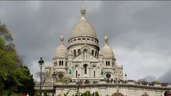 Sacre Couer Catholic Church, Paris - (Basilique Du) Stock Footage