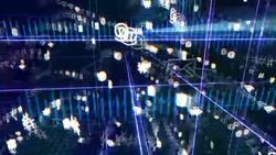 Online grid Stock Footage