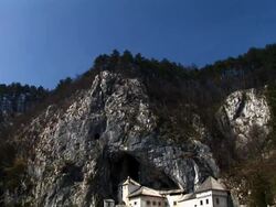 HD: Predjama Castle, Slovenia Stock Footage