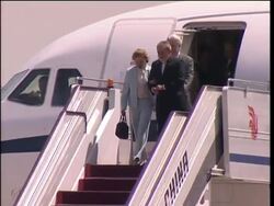 Brazilian president arrives for visit News Clip