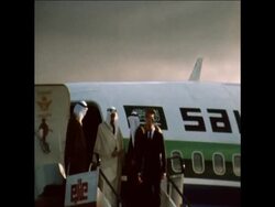 SYND 18 1 75 KING FAISAL ARRIVES TO AMMAN News Clip