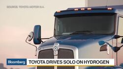Toyota Drives Solo on Hydrogen Power News Clip