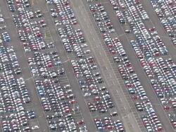 Honda Swindon Car Manufacturing Plant Aerials News Clip