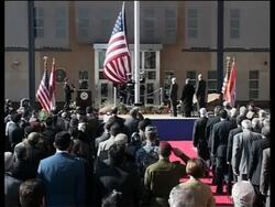 Opening of new US embassy in Baghdad, itw with US ambassador News Clip