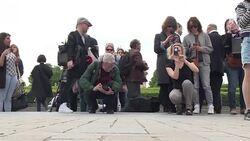 CLEAN : France: Pyramid at Louvre Museum covered by trompe-l'oeil art News Clip