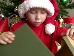 Little Santa Claus Stock Footage