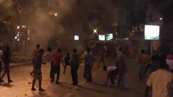 Fireworks thrown in clashes in Alexandria News Clip