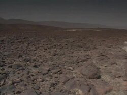 WS PAN Volcanic landscape / Republic of South Africa Stock Footage