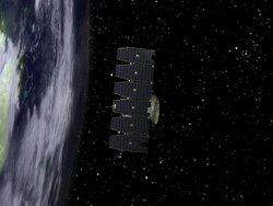 Noctilucent or night shining clouds that are found literally on the 'edge of space'. Stock Footage