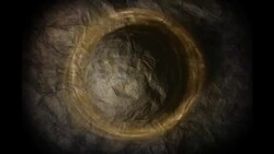 Paper Planet Shape With Erratic Surrounding Light, Moody Stock Footage