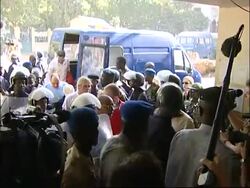 Families of children, arrivals, as French aid workers face trial News Clip