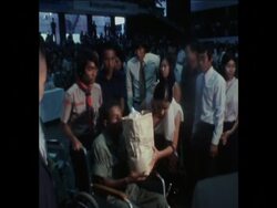 SYND 19 6 74 A CELEBRATION IN HONOUR OF THE WAR WOUNDED OF CAMBODIA News Clip
