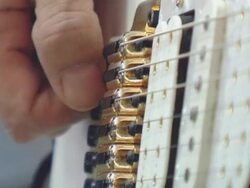 Preconcert Guitar Tuning Stock Footage