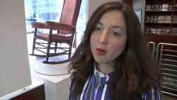 The rocking chair John F. Kennedy used in the White House, along with two presidential flags, are on display in New York before going up for auction in Dallas. The chair is expected to fetch at least $50,000. (Oct. 24) News Clip