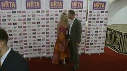Ola Jordan at National Reality TV Awards Stock Footage