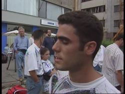 Bosnia - Spanish tourists visit Bosnian families News Clip