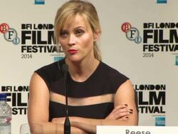 INTERVIEW - Reese Witherspoon on the challenges of making the film, the sex scenes, the honesty of the book at 'Wild' Press Conference Stock Footage