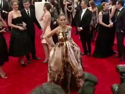 Sarah Jessica Parker at "PUNK: Chaos To Couture" Costume Institute Gala Stock Footage