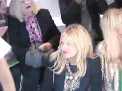 Sienna Miller, Savannah Miller at the Matthew Williamson: London Fashion Week S/S 2011 at London England. (Footage by WireImage Video/GettyImages) Stock Footage