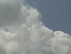 Clouds in time lapse Stock Footage