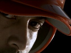 CU SLO MO Baseball player / Thousand Oaks, California, USA Stock Footage