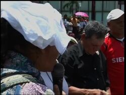 Mourning for unrest victim, protests, airport scenes News Clip