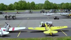 'WS AERIAL Shot of US Air Force Civil Air Patrol / Washington DC, United States' Stock Footage