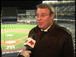 Philadelphiaâ€™s Pedro Martinez has returned to New York for Thursdayâ€™s Game 2 start against the Yankees. Martinez met the media prior to that game and AP baseball writers Ron Blum and Mike Fitzpatrick discuss his wide-ranging news conference. (Oct. 29) News Clip