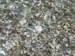 Underwater boulder Stock Footage