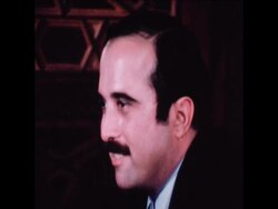 SYND 16 6 78 KING HUSSEIN OF JORDAN MARRIES LISA HALABY (QUEEN NOOR) IN AMMAN News Clip