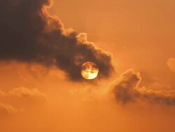 Sunrise cloudscape Stock Footage