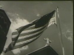 American flag in the wind Stock Footage
