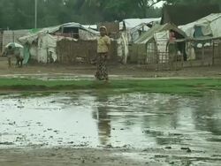 Refugees at Sittwe Rohingya Muslim Refugee Camp News Clip