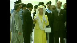 Queen & Prince Philip Visit Islamabad Mosque News Clip