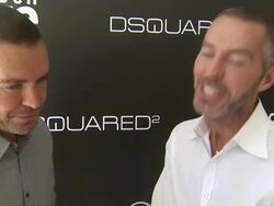 INTERVIEW: Dean & Dan Caten of DSQUARED2. (Footage by WireImage Video/GettyImages) Stock Footage