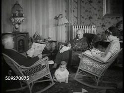 Extended family in northern living room Instructional Video
