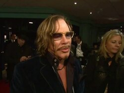 UK The Wrestler Premiere Stock Footage