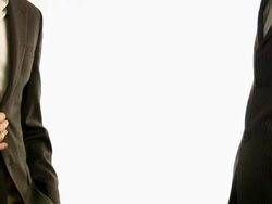 Business Men Talking Stock Footage