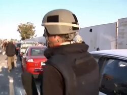 Stuart Ramsay Reports from the Gaddafi Compound News Clip