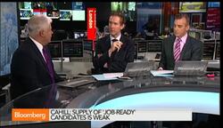 Wage Growth Is Missing Ingredient in Labor Market: Cahill News Clip