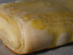 Cream Viennoserie baking Stock Footage