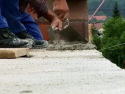 HD TIME-LAPSE: Bricklaying Stock Footage