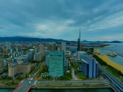 Fukuoka, Japan Stock Footage