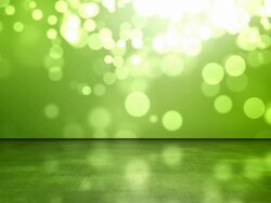 Reflective Floor Background Loop - Green Glow (Full HD) Stock Footage