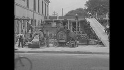 Building in NY City being rebuilt in 1930s News Clip