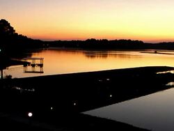 sunrise in lake Stock Footage