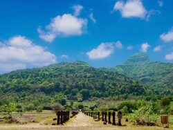 Laos Pakse Wat Phu landmark  Laos. Stock Footage