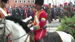 CLEAN : Chavezs coffin makes its final journey News Clip